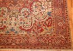 antique ivory persian mishan malayer rug 48611 corner Nazmiyal