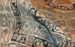 antique light blue persian kerman rug 48234 pile Nazmiyal