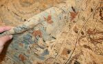antique light blue persian khorassan rug 48924 pile Nazmiyal