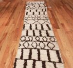 beni ourain vintage moroccan runner rug 49183 whole Nazmiyal