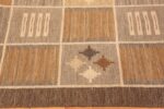 Border Vintage Scandinavian Swedish Kilim designed by Rakel Callander rug 49129 from Nazmiyal antique rugs collection