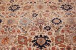 fine antique ivory background persian tabriz rug 49191 red Nazmiyal