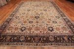 fine antique ivory background persian tabriz rug 49191 whole Nazmiyal