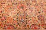 gold background antique persian sarouk farahan rug 49169 design Nazmiyal