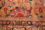 gold background antique persian sarouk farahan rug 49169 red Nazmiyal