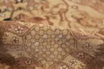 Large Antique Vase Design Indian Amritsar Rug 50341 Golden Pile Nazmiyal