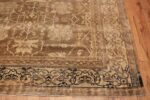 Large Antique Vase Design Indian Amritsar Rug 50341 Side Corner Nazmiyal