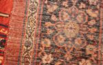 oversize antique persian sultanabad rug 50653 weave Nazmiyal