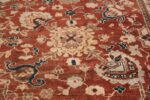 Oversized Antique Persian Sultanabad Rug 49142 Golden Shield Nazmiyal
