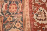 Oversized Antique Persian Sultanabad Rug 49142 Woven Knots Nazmiyal