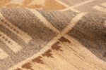 Pile Vintage Scandinavian Swedish Kilim designed by Rakel Callander rug 49129 from Nazmiyal antique rugs collection