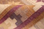 Pile Vintage Scandinavian Swedish Marta Maas Fjetterstrom Kilim rug 49127 by Nazmiyal
