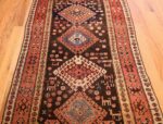 shabby chic antique persian kurdish rug 49150 field Nazmiyal