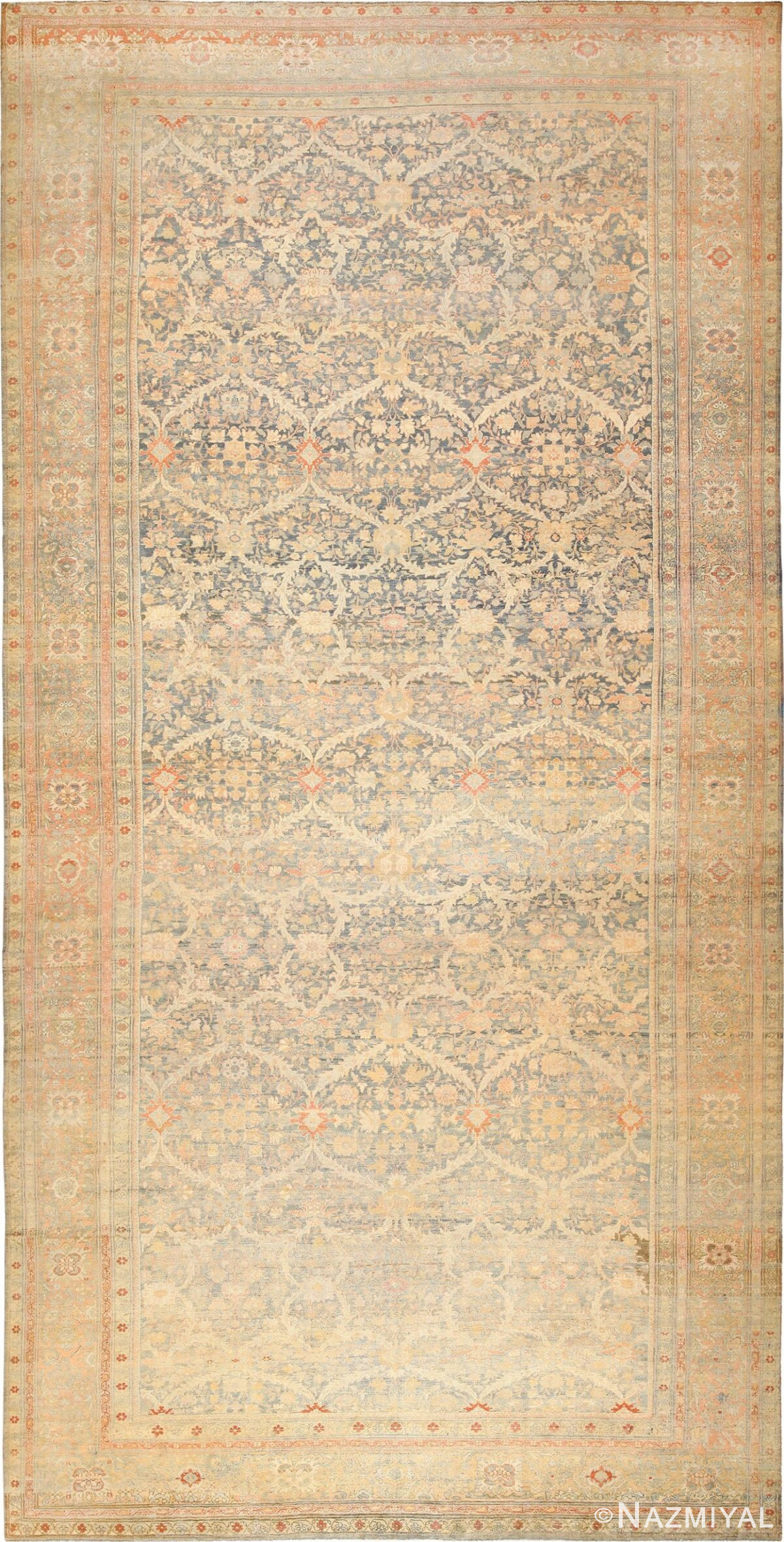 Large Oversized Antique Persian Sulatanabad Rug 49076 Nazmiyal