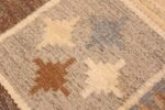 Weave Vintage Scandinavian Swedish Kilim designed by Rakel Callander rug 49129 from Nazmiyal antique rugs collection