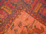 antique blue background turkish oushak rug 49108 weave Nazmiyal