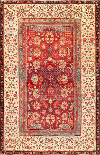 Antique Indian Agra Rug (49185) Antique Indian Agra Rug 49185