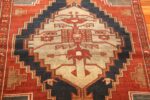 antique tribal persian serapi rug 49208 medallion Nazmiyal