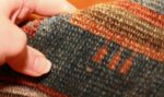 antique tribal persian serapi rug 49208 pile Nazmiyal