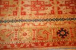 antique turkish oushak runner 49203 border Nazmiyal