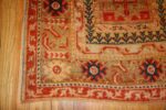 antique turkish oushak runner 49203 corner Nazmiyal