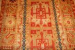 antique turkish oushak runner 49203 detail Nazmiyal