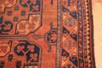 Antique West Turkestan Yamout Rug 50731 Border Nazmiyal