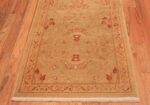 Border contemporary modern Oushak runner rug 46155 by Nazmiyal