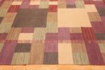Border Swedish inspired modern Kilim rug 48478 by Nazmiyal