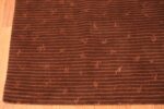 Corner modern silk and wool Nepalese rug 44678 by Nazmiyal