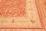 Corner Persian Tabriz design Modern rug 44687 by Nazmiyal
