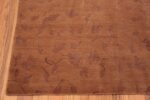 Corner small modern silk and wool Nepalese rug 46081 by Nazmiyal