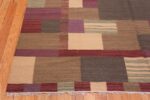 Corner Swedish Scandinavian style Modern Kilim rug 48477 by Nazmiyal
