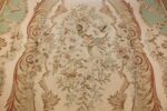 french inspired chinese aubusson modern carpet 44694 medallion Nazmiyal
