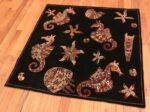 Full fun square modern Turkish underwater creatures rug 46074 by Nazmiyal
