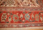 ivory antique persian sultanabad rug 49138 border Nazmiyal