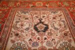 ivory antique persian sultanabad rug 49138 top Nazmiyal