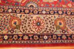 large antique vase design persian tabriz rug 49196 border Nazmiyal