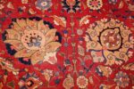large antique vase design persian tabriz rug 49196 detail Nazmiyal