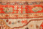 light blue antique turkish oushak rug 49145 border Nazmiyal