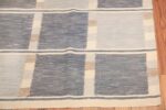 modern contemporary Swedish inspired kilim rug 48384 corner Nazmiyal