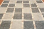 modern contemporary Swedish inspired kilim rug 48384 field Nazmiyal