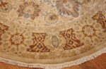 modern persian tabriz design round rug 44674 border Nazmiyal
