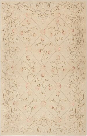 Modern Spanish Design Floral Romanian Rug #44675 by Nazmiyal Antique Rugs