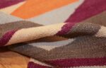 swedish scandinavian inspired modern kilim runner rug 48475 pile Nazmiyal