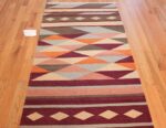 swedish scandinavian inspired modern kilim runner rug 48475 top Nazmiyal