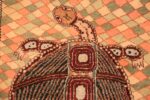 Turtle detail Modern underwater rug 46072 by Nazmiyal