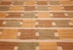 vintage scandinavian inspired modern kilim carpet 48383 field Nazmiyal