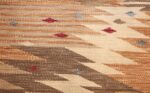 vintage swedish inspired kilim runner rug 48518 dots Nazmiyal