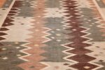 vintage swedish inspired modern kilim rug 48519 field Nazmiyal